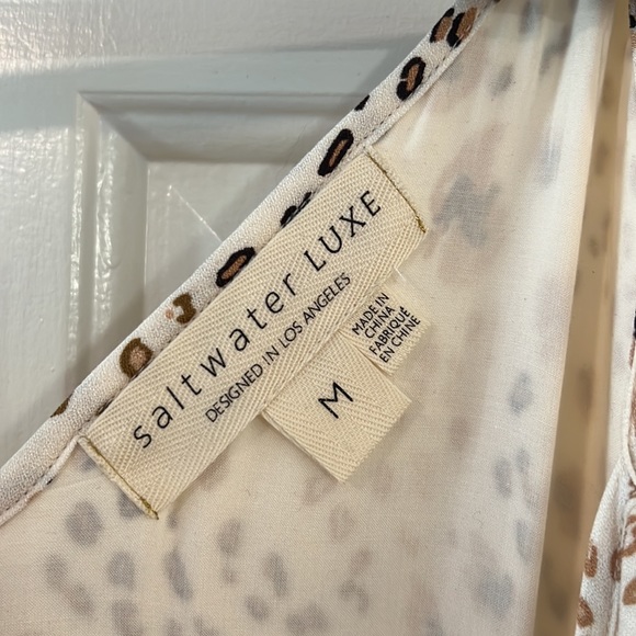 Sunrise Maxi Dress - Cheetah Print - M - Saltwater Luxe - Picture 5 of 5